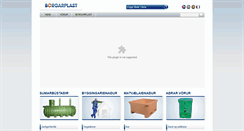 Desktop Screenshot of borgarplast.is